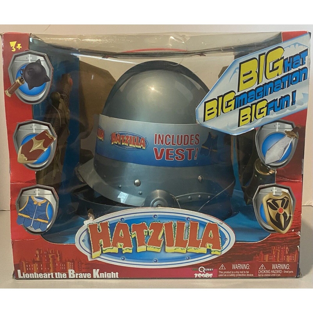 Vintage Hatzilla 18905 Toyquest Lionheart the Brave Knight-NOS New Old Stock